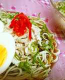 夏におススメ！【冷製、鶏ささみうどん】