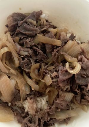 牛丼-レシピのメイン写真
