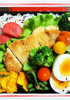 7/28 よっちゃん　とんかつ弁当-レシピのメイン写真