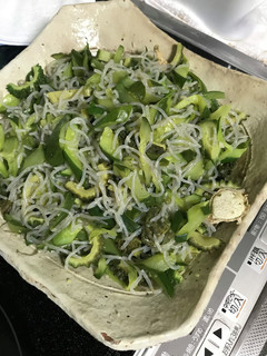 糸こんにゃくと夏野菜(緑)の炒め物-レシピのメイン写真