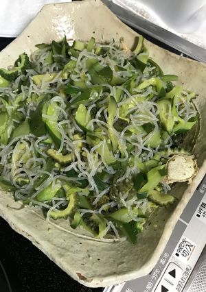 糸こんにゃくと夏野菜（緑）の炒め物-レシピのメイン写真
