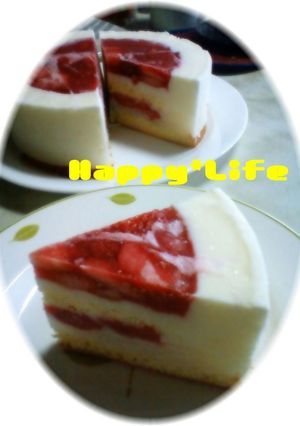 いちご☆ババロアケーキ-レシピのメイン写真