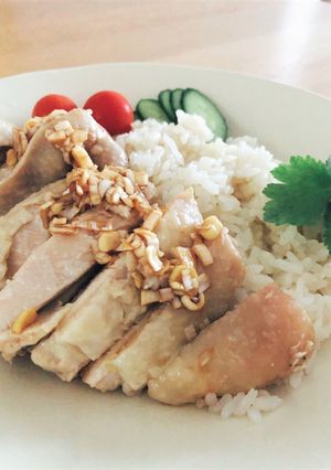 炊飯器で手軽に♪ カオマンガイ風 鶏飯-レシピのメイン写真