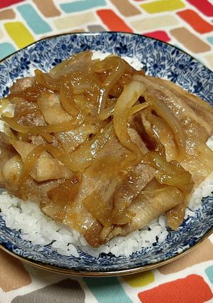 超簡単☆生姜焼き丼♪♪-レシピのメイン写真