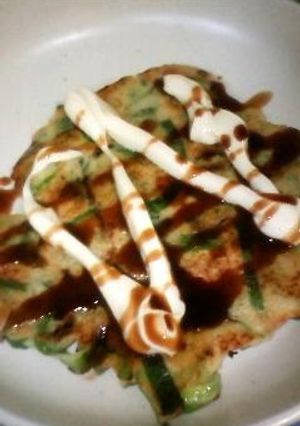 ネギたっぷりお好み焼き-レシピのメイン写真