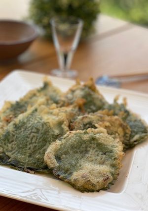 夏にぴったり！大葉と梅の爽やかはさみ揚げ-レシピのメイン写真