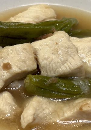 鶏肉とししとうの梅酢煮-レシピのメイン写真