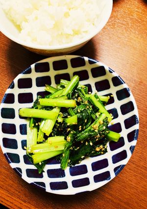 小松菜の胡麻炒め★菜飯-レシピのメイン写真