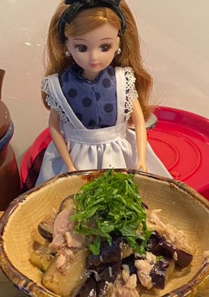 リカちゃん♡なすとツナ大葉ポン酢和え♤-レシピのメイン写真