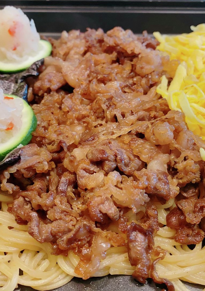 瓦そば風宗田節うどん-レシピのメイン写真