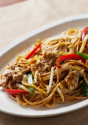 カレー風味のお手軽炒め麺-レシピのメイン写真