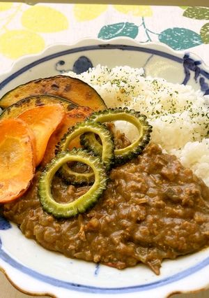 夏野菜キーマカレー-レシピのメイン写真