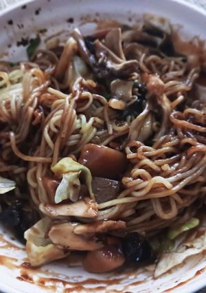 レンジで簡単カレー焼きそば-レシピのメイン写真