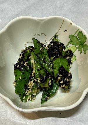 オクラの海苔まみれ-レシピのメイン写真