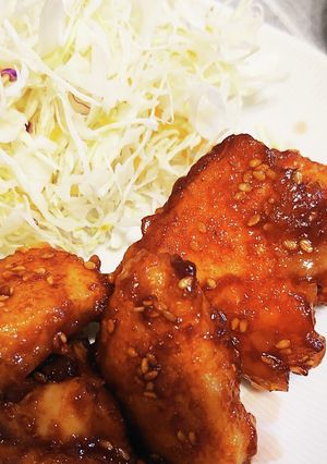 辛くない☆甘辛ヤムニョムチキン-レシピのメイン写真