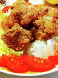 ***梅しそ鶏のから揚げ***-レシピのメイン写真