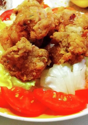 ***梅しそ鶏のから揚げ***-レシピのメイン写真