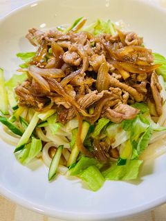 らくらくサラダうどん-レシピのメイン写真