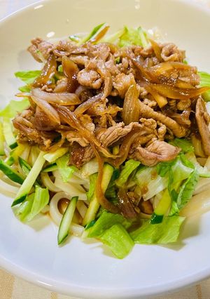 らくらくサラダうどん-レシピのメイン写真