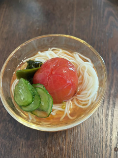 トマトの麺つゆ漬け-レシピのメイン写真
