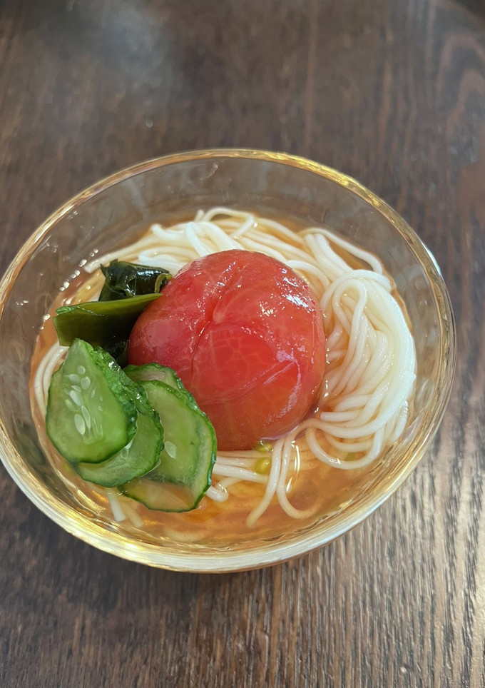 トマトの麺つゆ漬け-レシピのメイン写真