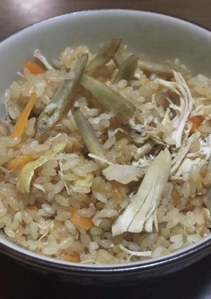 鶏ごぼう釜飯-レシピのメイン写真