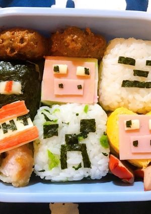 【覚書】マインクラフト弁当-レシピのメイン写真