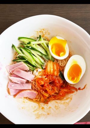 キムチそうめん-レシピのメイン写真