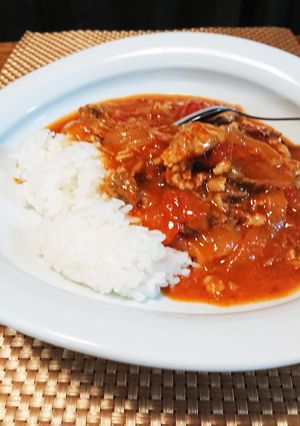 生の冷凍トマトで美味しいハヤシライス-レシピのメイン写真