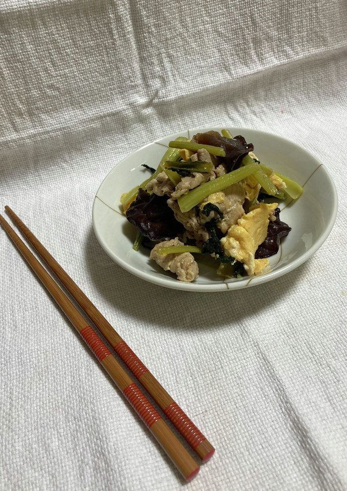 キクラゲと豚肉のオイスター炒め-レシピのメイン写真