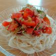 さっぱりツナトマトそうめん