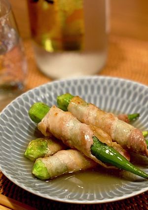 【簡単】肉巻きオクラの冷やし餡かけ-レシピのメイン写真