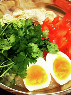 チキンとパクチーのアジアン冷麺-レシピのメイン写真