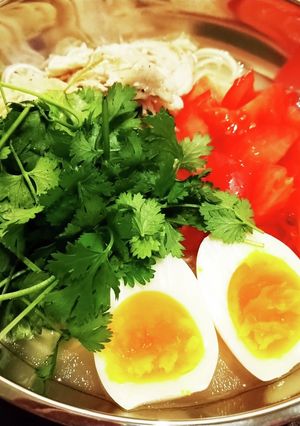 チキンとパクチーのアジアン冷麺-レシピのメイン写真