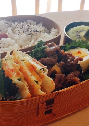 ズッキーニ円盤揚げ★サックサク★お弁当-レシピのメイン写真