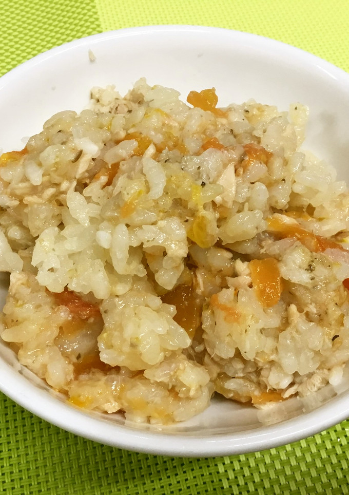 【保育園給食】ツナとトマトの炊き込みご飯-レシピのメイン写真