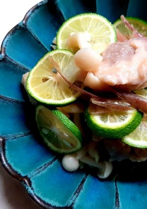 さっぱり塩麹鶏のすだちあえ-レシピのメイン写真