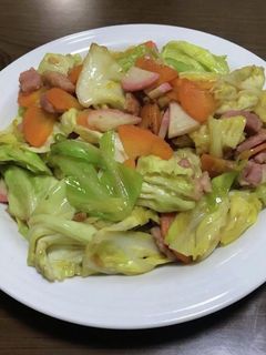 キャベツとベーコンのオイスターソース炒め-レシピのメイン写真