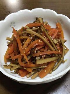 きんぴらごぼう-レシピのメイン写真