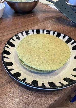 鉄分たっぷり?オートミール入りパンケーキ-レシピのメイン写真