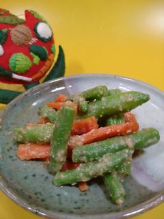 いんげんのごまみそ和え-レシピのメイン写真