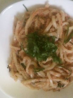洋風たらこ焼きうどん-レシピのメイン写真