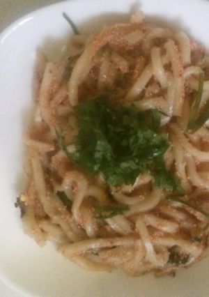洋風たらこ焼きうどん-レシピのメイン写真