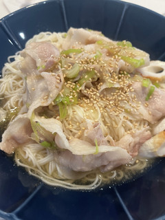 豚バラ塩だれ素麺-レシピのメイン写真