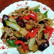 カラフル夏野菜と豚肉の炒め物