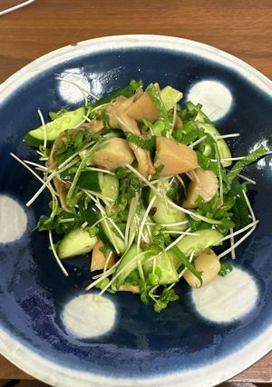 帆立と舞茸のソテーサラダ-レシピのメイン写真