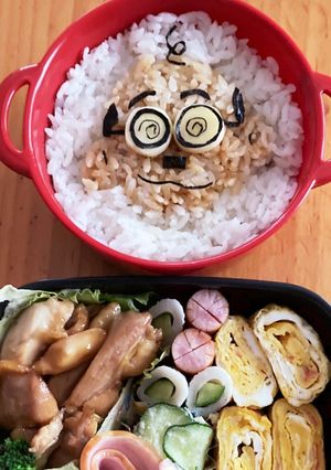 加トちゃん♡キャラ弁-レシピのメイン写真