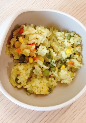 幼児食☆炊き込みカレーピラフ-レシピのメイン写真