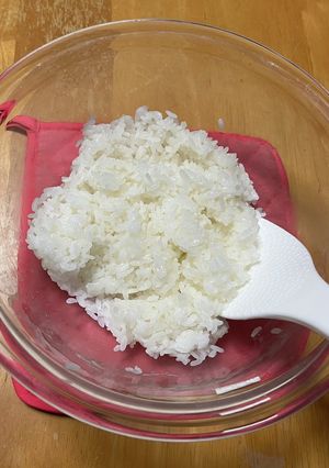 レンジで炊飯(1人分〜3人分ぐらいまで)-レシピのメイン写真