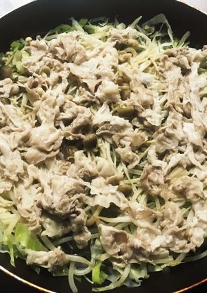 冷しゃぶ(豚)風野菜たっぷり　茹で蒸し豚-レシピのメイン写真